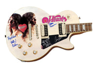 Heart Autographed Epiphone Les Paul Custom Graphics Guitar Exact Proof