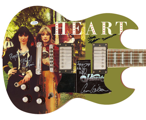 Heart Autographed Little Queen Album Cd Lp Graphics Guitar Exact Proof