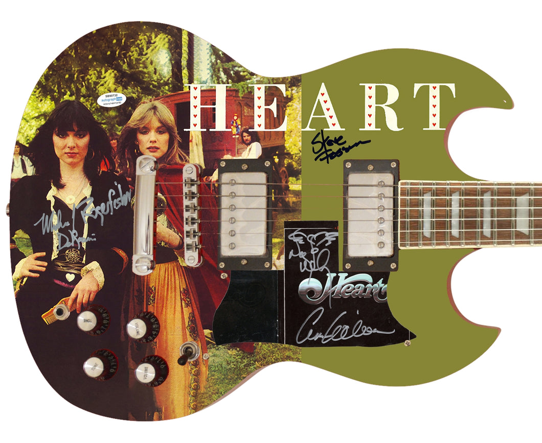Heart Autographed Little Queen Album Cd Custom Graphics Guitar Exact Proof