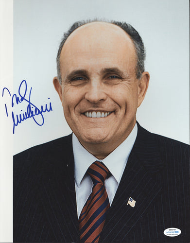 Rudy Giuliani New York Mayor Autographed Signed 11x14 Photo