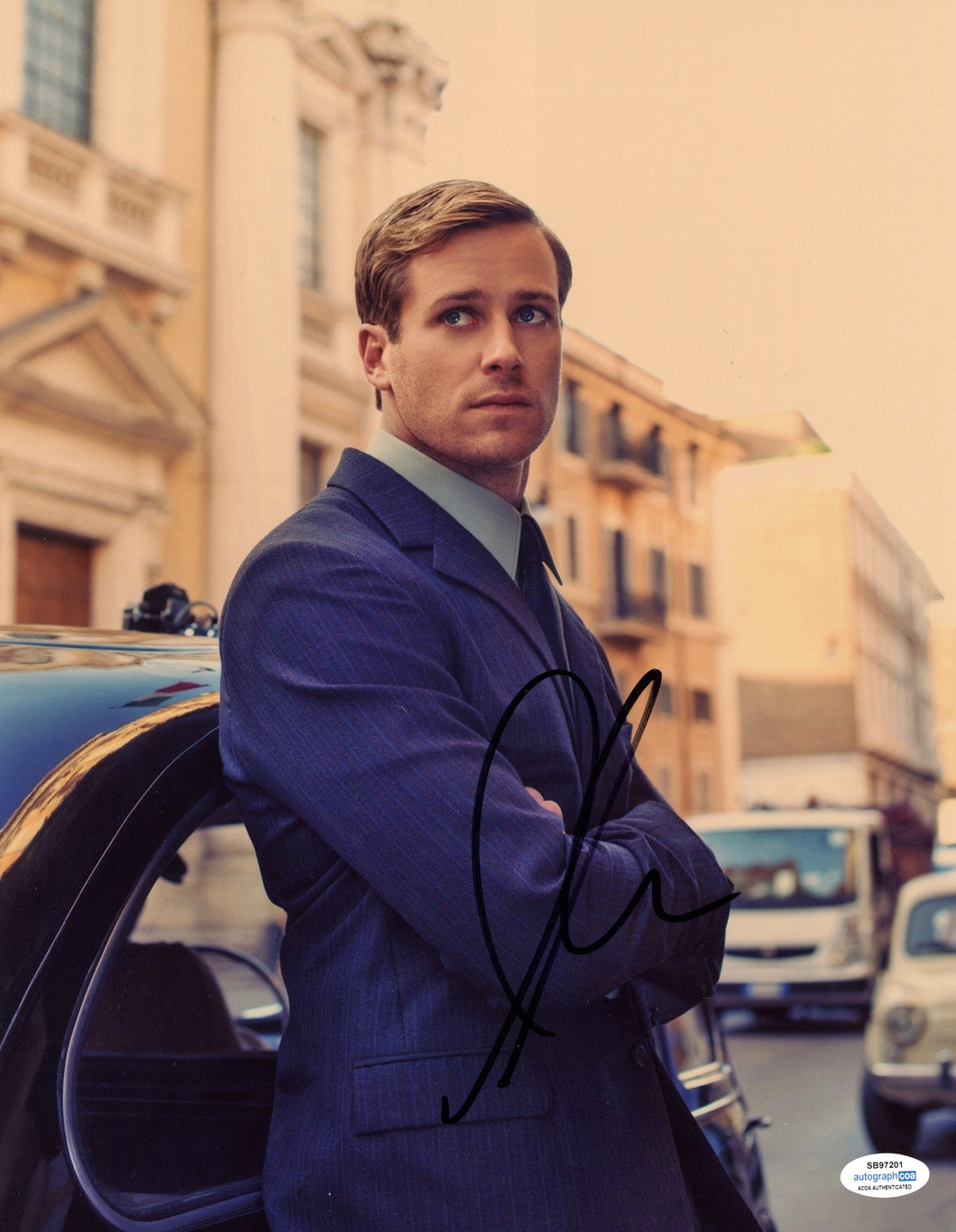 Armie Hammer Autographed Signed 11x14 City Photo