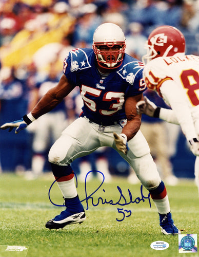 Chris Slade Autographed Signed 11x14 New England Patriots Photo