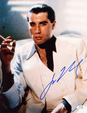 Load image into Gallery viewer, John Travolta Autographed Signed 11x14 Saturday Night Fever Smoking Photo
