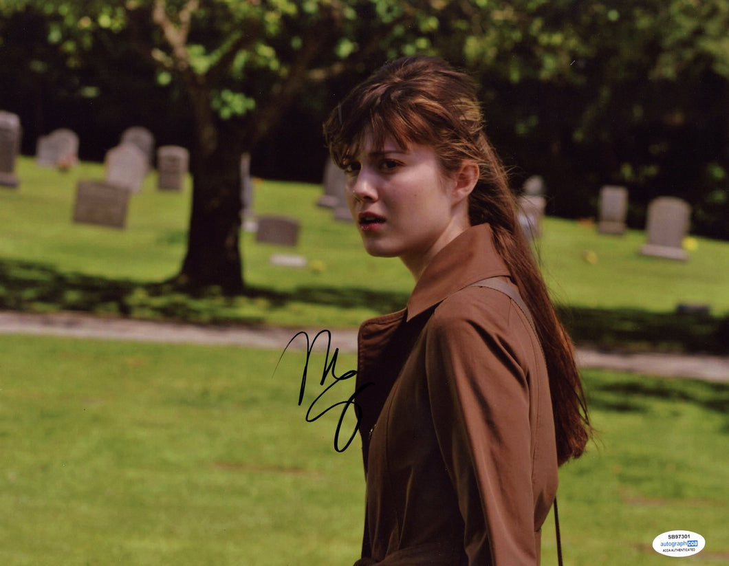 Mary Elizabeth Winstead Autographed Signed 11x14 Cemetery Photo
