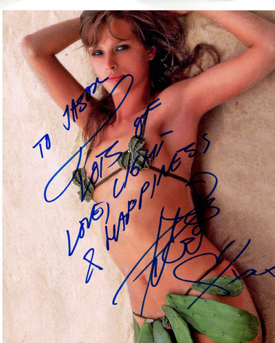 Petra Nemcova Autographed Signed 8x10 String Bikini Model Photo