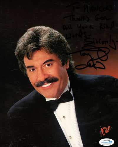 Tony Orlando Autographed Signed 8x10 Handsome Photo Tie the Yellow Ribbon