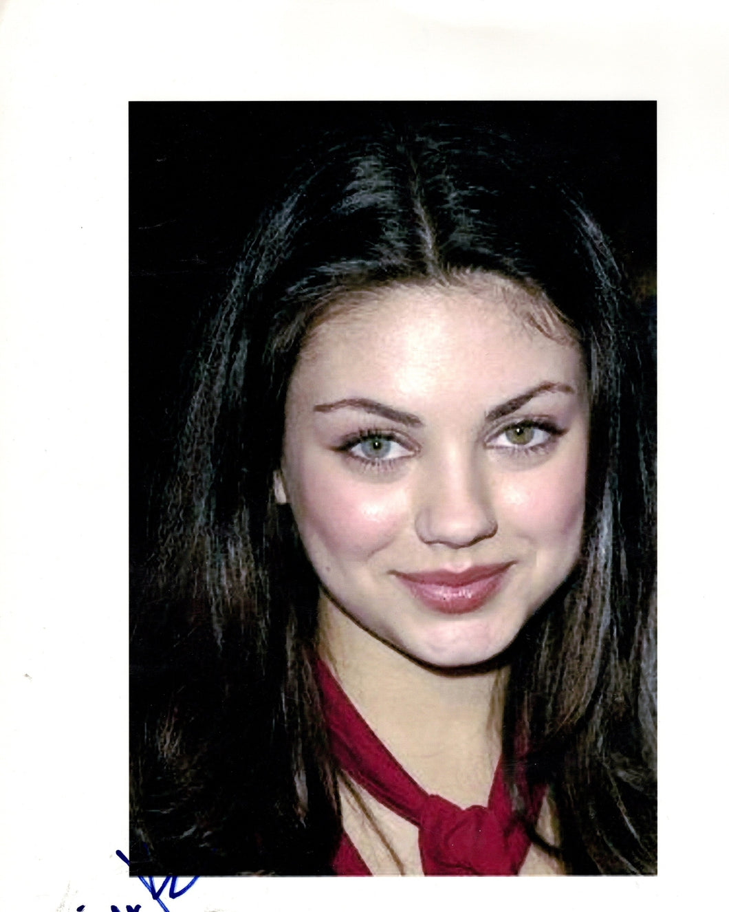 Mila Kunis Autographed Signed 8x10 Young Close-up Photo