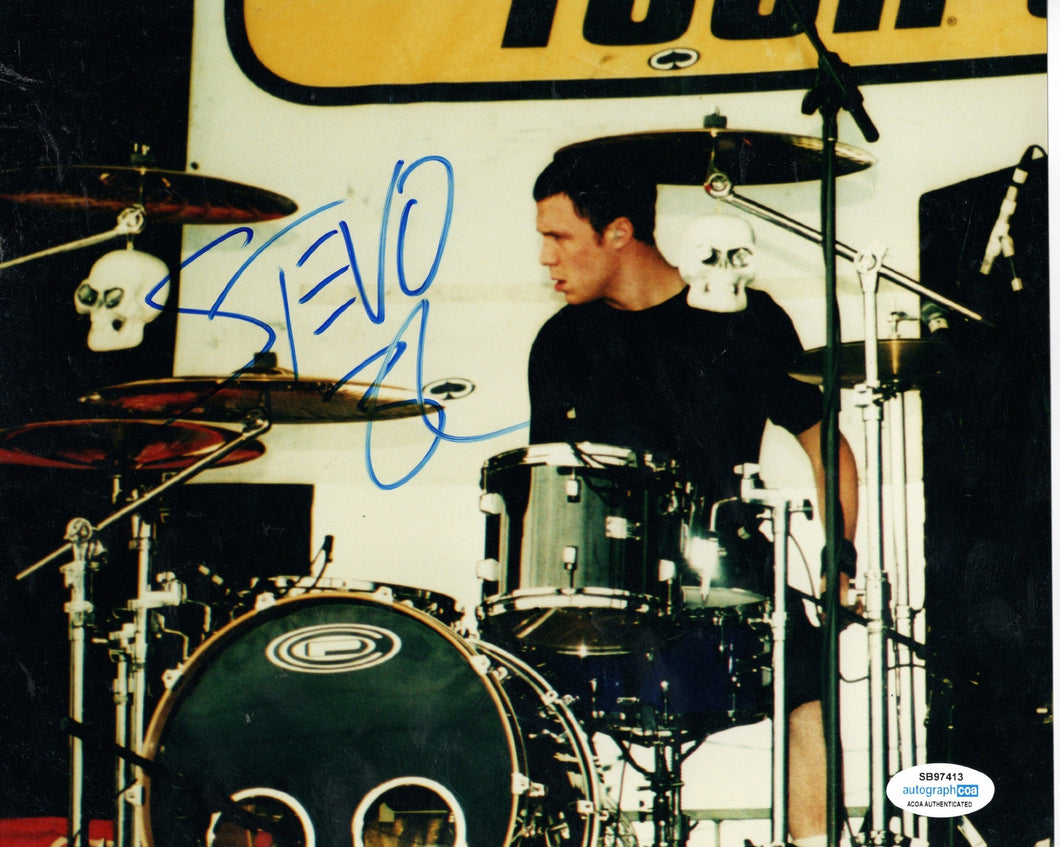 Steve Jocz Sum 41 Autographed Signed 8x10 Drummer Photo