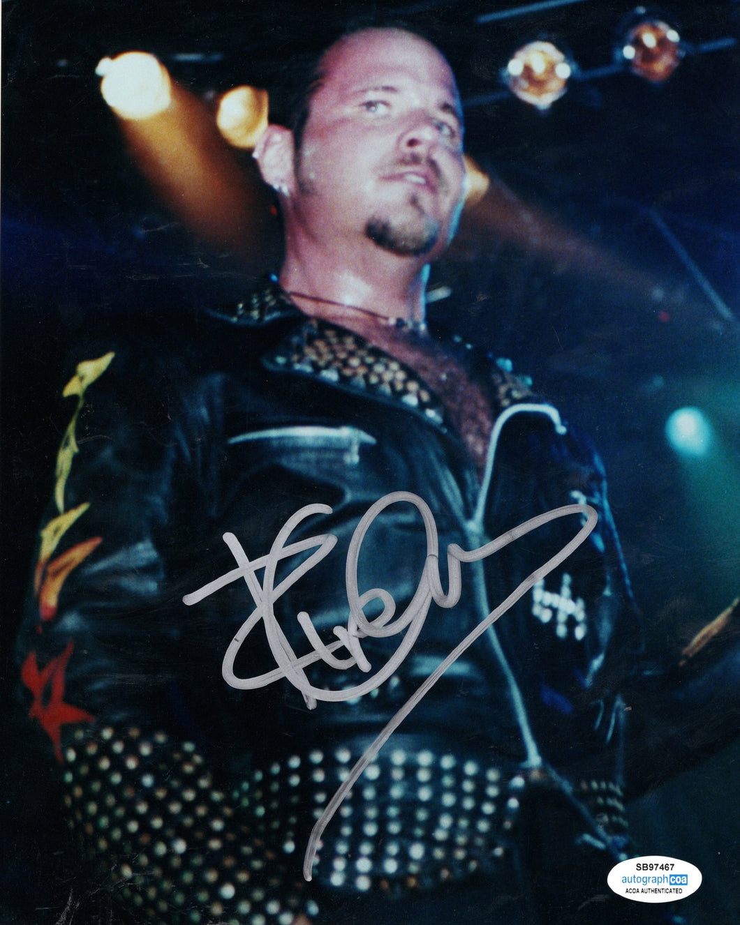 Tim Ripper Owens Autographed Signed 8x10 Judas Priest Singer Photo