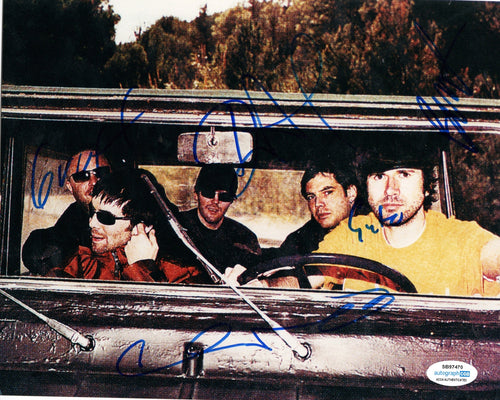 Super Furry Animals Autographed Signed Rock Band Photo
