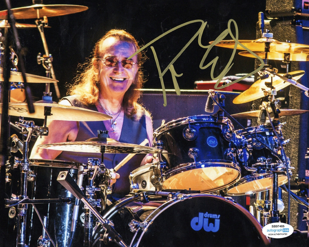 Foghat Roger Earl Autographed Signed 8x10 Drums Photo