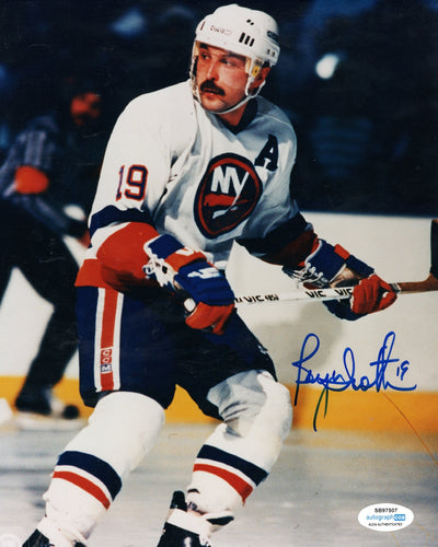 Bryan Trottier Autographed Signed 8x10 New York Islanders 19 Hockey Photo