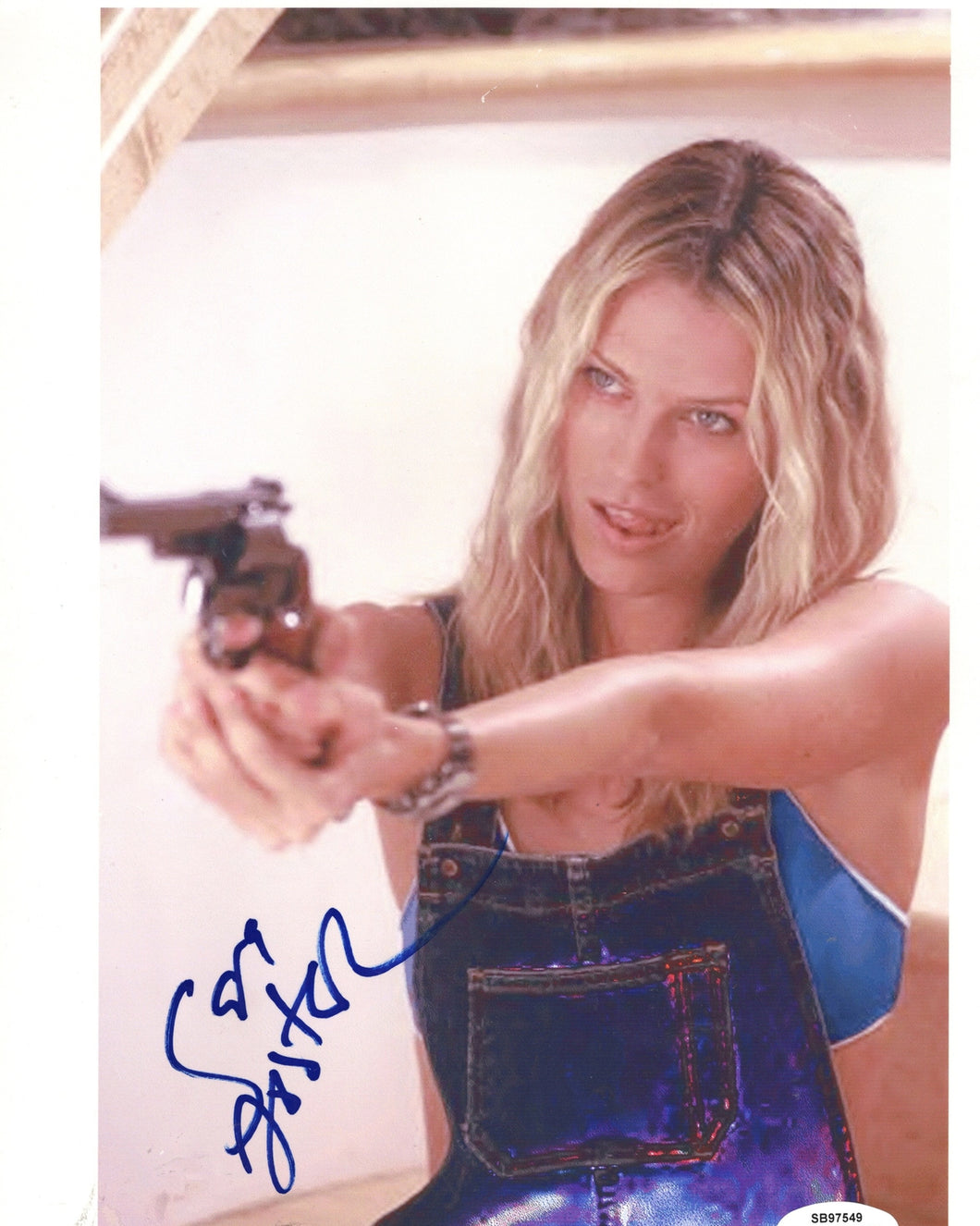 Sara Foster Autographed Signed 8x10 Hot Blonde Pistol Photo 90210 Jen Clark