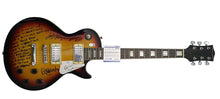 Load image into Gallery viewer, The Beach Boys Autographed Guitar w Good Vibrations Lyrics Exact Proof ACOA BAS
