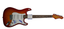 Load image into Gallery viewer, The Rolling Stones Autographed Autograph Pros Cherryburst Guitar ACOA
