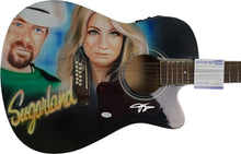 Load image into Gallery viewer, Sugarland Jennifer Nettles Autographed Hand Airbrushed Acoustic-Electric Guitar
