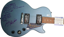 Load image into Gallery viewer, The Beach Boys Autographed Guitar w Surfin USA Lyrics Exact Proof ACOA BAS
