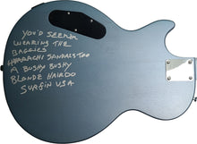 Load image into Gallery viewer, The Beach Boys Autographed Guitar w Surfin USA Lyrics Exact Proof ACOA BAS
