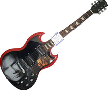 Load image into Gallery viewer, Megadeth Dave Mustaine Autographed 1/1 Hand Airbrushed Painting Guitar ACOA
