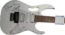 Load image into Gallery viewer, Steve Vai Signed w Sketch Ibanez White JEMJR Signature JEM Series Guitar ACOA
