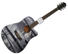 Load image into Gallery viewer, Taylor Swift Autographed Signed Custom Folklore Graphics Acoustic Guitar ACOA
