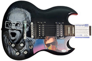 Elton John Autographed Hand Painted Airbrushed Art 1/1 Guitar