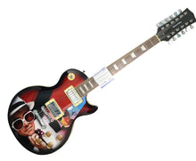 Load image into Gallery viewer, Elton John Autographed Hand Painted 12-String Airbrushed Art 1/1 Guitar ACOA
