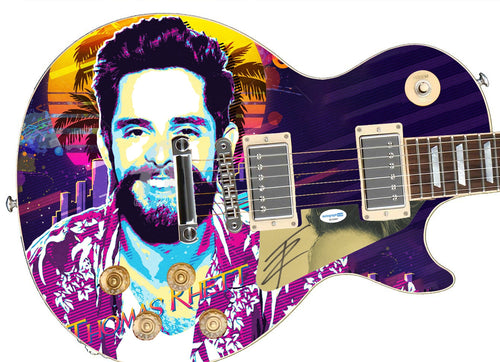 Thomas Rhett Autographed Custom Graphics Signature Guitar