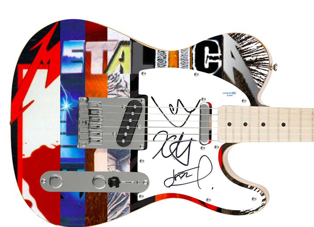 Metallica Autographed 1/1 Custom Graphics Fender Telecaster Guitar