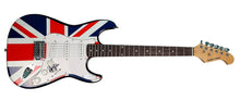 Load image into Gallery viewer, Def Leppard Rick Savage Autographed British Flag Graphics Guitar
