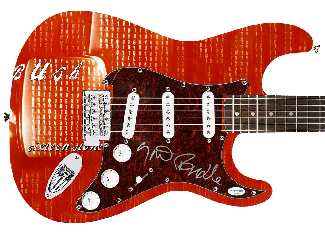 Bush Gavin Rossdale Autographed 1/1 Sixteen Stone LP Custom Graphics Guitar