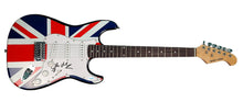 Load image into Gallery viewer, Sex Pistols Glen Matlock Signed British Flag Custom Graphics Guitar. ACOA
