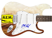 Load image into Gallery viewer, R.E.M. Peter Buck Autographed &quot;Out Of Time&quot; Lp Cd Custom Graphics Guitar
