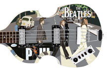 Load image into Gallery viewer, Beatles Paul McCartney Signed Abbey Road Lp Cd Graphics Hofner Bass Guitar
