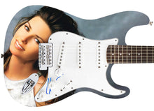 Load image into Gallery viewer, Shania Twain Signed Vintage Head Shot Graphics Photo Guitar
