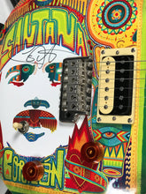 Load image into Gallery viewer, Carlos Santana Hand Signed Corazon Art Graphics PRS SE Guitar w Case

