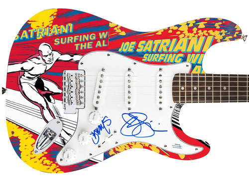 Joe Satriani Autographed Signed Custom Graphics Guitar