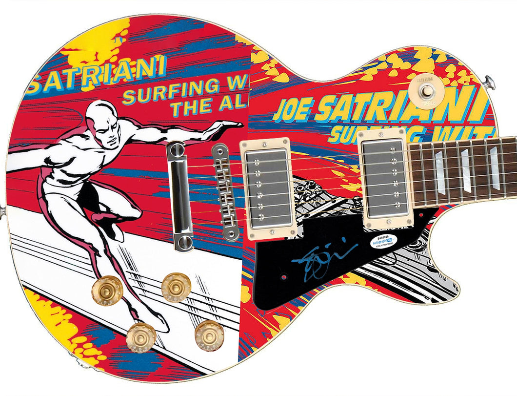 Joe Satriani Autographed Surfing w Aliens Custom Graphics Album cd
