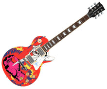 Load image into Gallery viewer, Joe Satriani Autographed Surfin w The Aliens Lp Cd Custom Graphics Guitar ACOA
