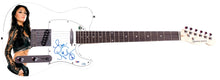 Load image into Gallery viewer, Nicole Scherzinger Signed Custom 1/1 Graphics Photo Guitar ACOA
