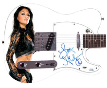 Load image into Gallery viewer, Nicole Scherzinger Autographed Custom 1/1 Graphics Photo Guitar

