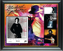 Load image into Gallery viewer, Michael Jackson Signed Photo Display w  &quot;Be the Best in your field&quot;
