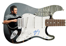 Load image into Gallery viewer, Blake Shelton Autographed Signed Photo Graphics Guitar
