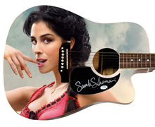 Load image into Gallery viewer, Sarah Silverman Signed 1:1 Signature Edition Graphics Photo Guitar
