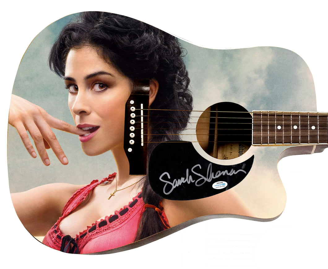 Sarah Silverman Signed 1:1 Signature Edition Graphics Photo Guitar