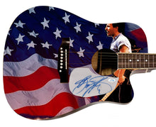 Load image into Gallery viewer, Bruce Springsteen Autographed Custom Graphics 1/1 Acoustic Guitar
