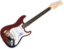 Load image into Gallery viewer, Allen Stone Signed Autographed 1/1 Custom Graphics Photo Guitar ACOA
