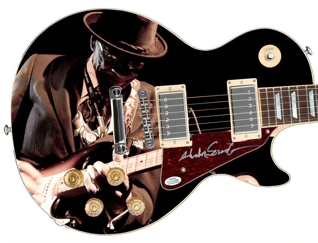 Hubert Sumlin Autographed Signed Custom Graphics Photo Guitar