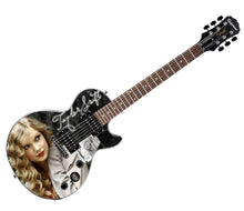 Load image into Gallery viewer, Taylor Swift Autographed Epiphone 1/1 Graphics Guitar ACOA w Display Case Option
