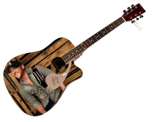 Load image into Gallery viewer, Cole Swindell Autographed 1/1 Custom Graphics Photo Guitar ACOA
